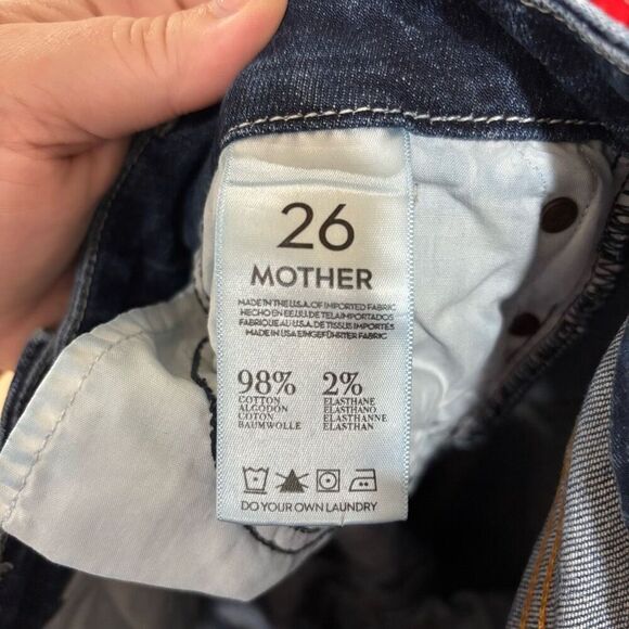 MOTHER Womens Size 26 Jeans Looker Flowers From the Storm Skinny Mid Rise - Picture 4 of 6